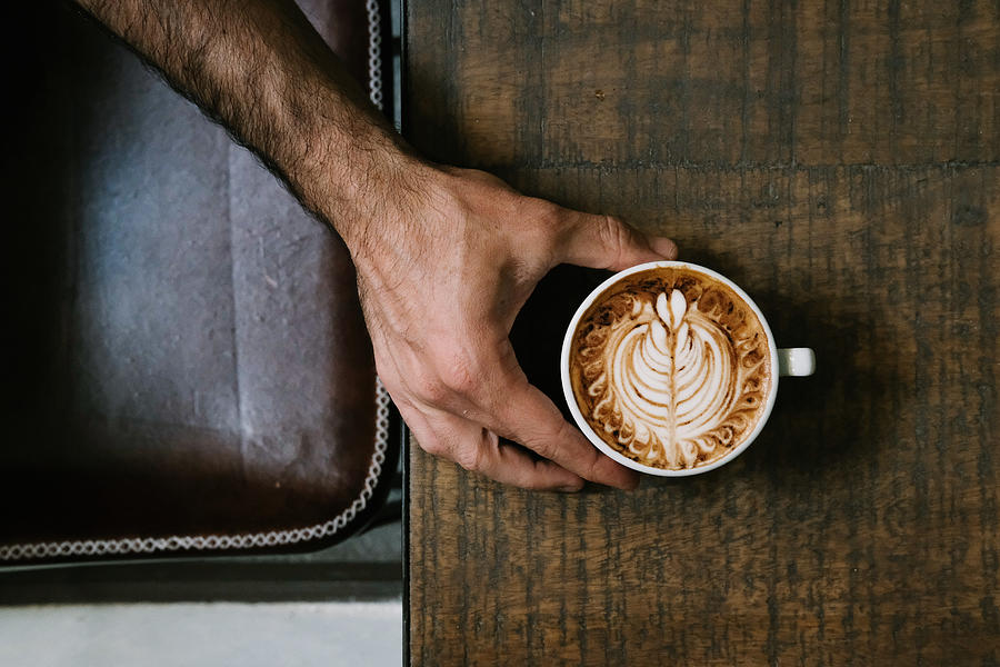 Coffee latte art #1 Photograph by Dominic Dähncke