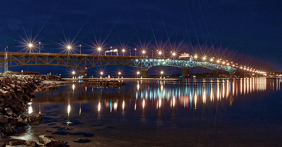 Coleman Bridge #1 Photograph by Jerry Gammon