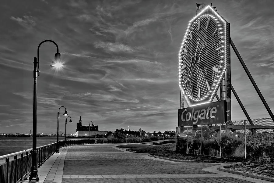 Colgate Clock NJ  #1 Photograph by Susan Candelario