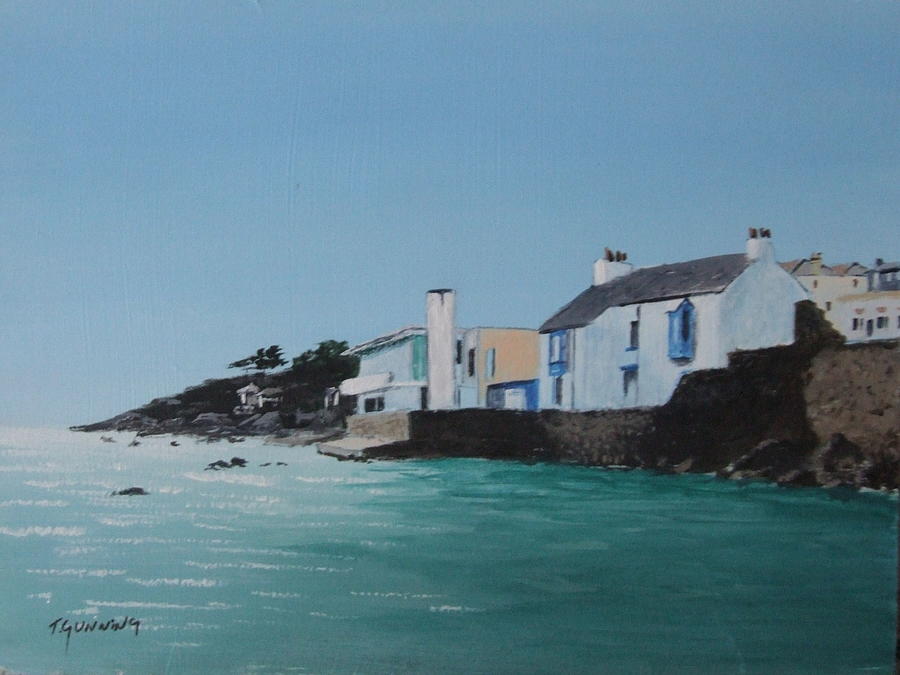 Coliemore Road Dalkey Painting By Tony Gunning Fine Art America