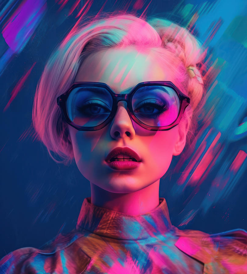 Color Portrait #1 Digital Art by Scott Meyer