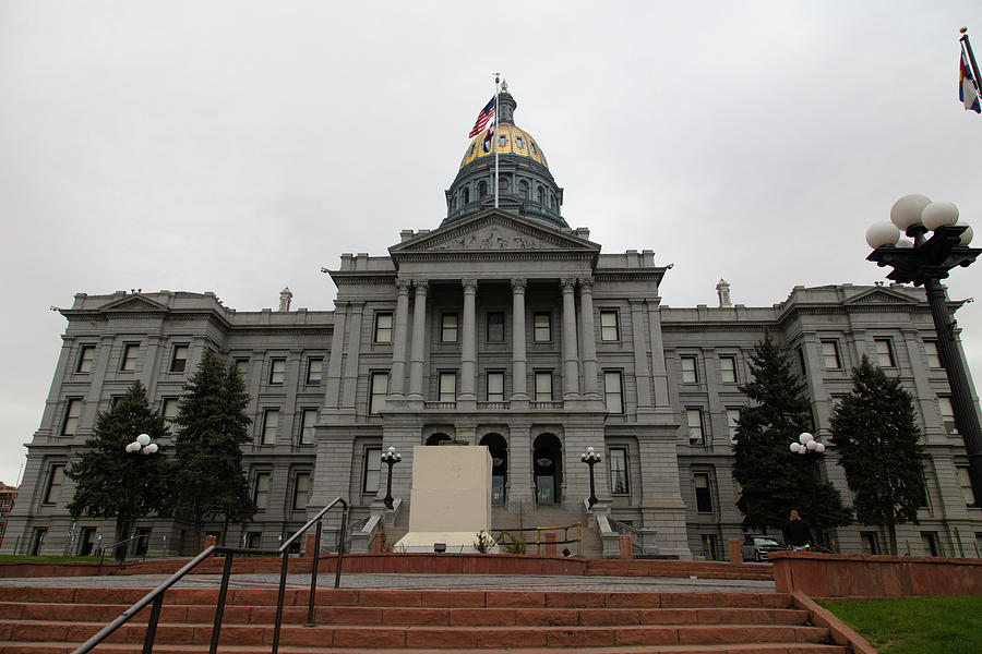Colorado state capitol building in Denver Colorado #1 Photograph by Eldon McGraw