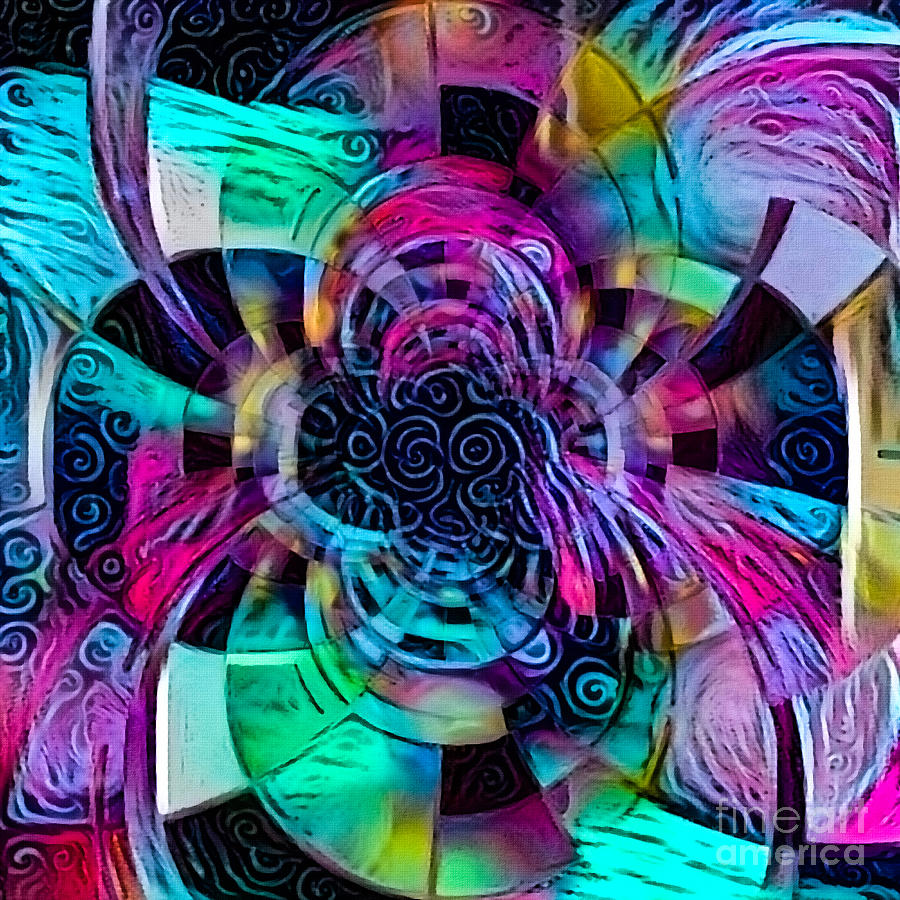 Colorful Abstract Fractal Digital Art