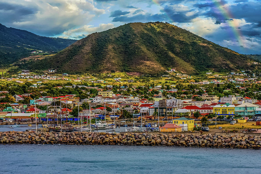 Colorful Coastal Harbor and Town #1 Photograph by Darryl Brooks