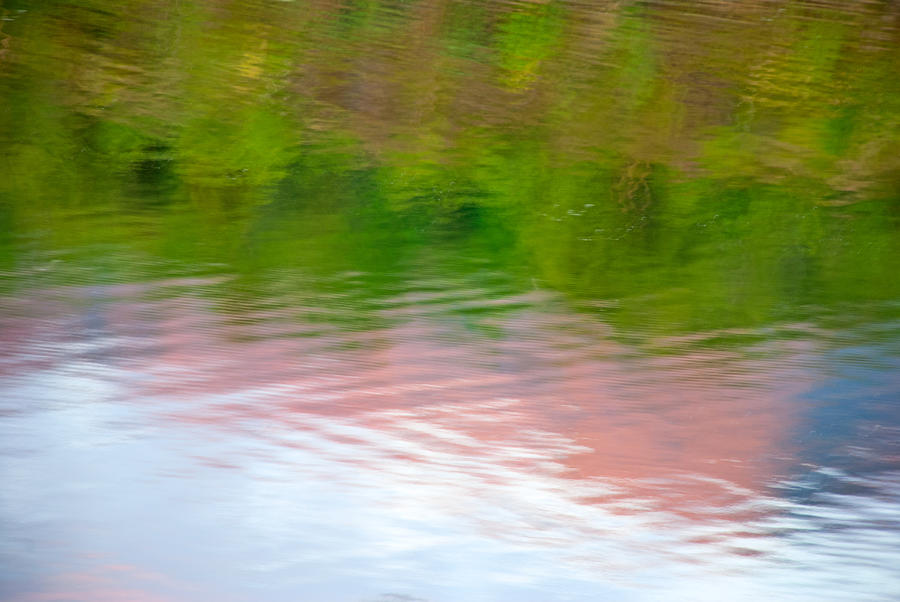 Colorful Reflections in a Loch #1 Photograph by By Eve Livesey