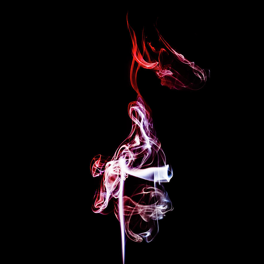 Colorful smoke #1 Photograph by Mirko Chessari