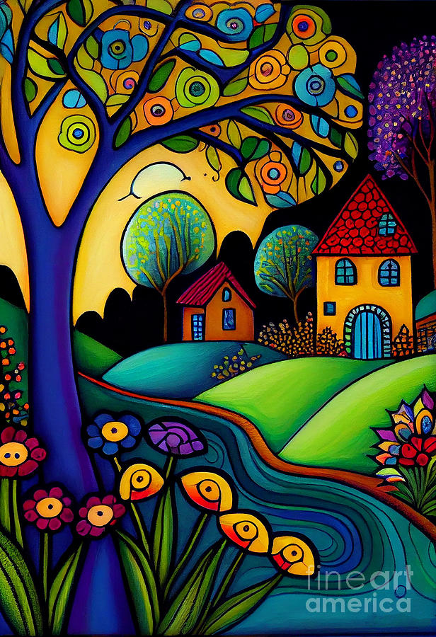 Still Life Digital Art - Colorful world #1 by Sabantha