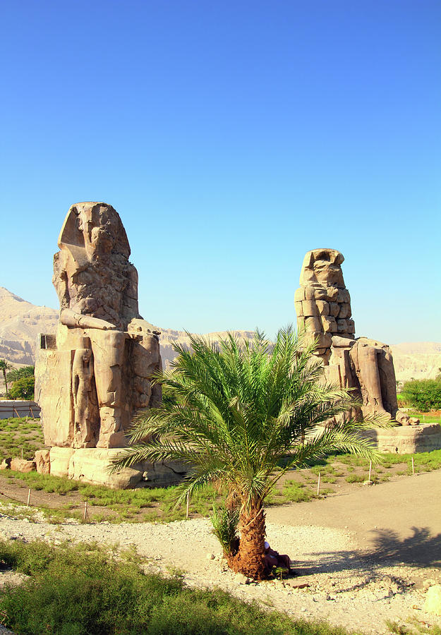 colossi of memnon in Luxor Egypt #1 Photograph by Mikhail Kokhanchikov