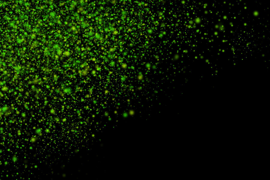 Colourful abstract powder explosion on a black background #1 Photograph by Christopherhall