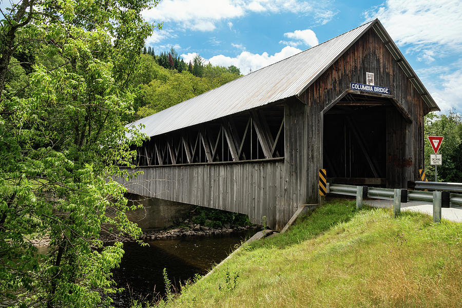 Columbia Covered Bridge between Columbia, New Hampshire #2 Photograph by Dawna Moore Photography