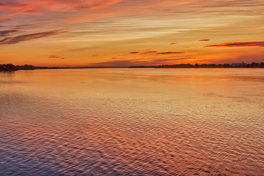 Columbia River Sunset #1 Photograph by Jurgen Lorenzen