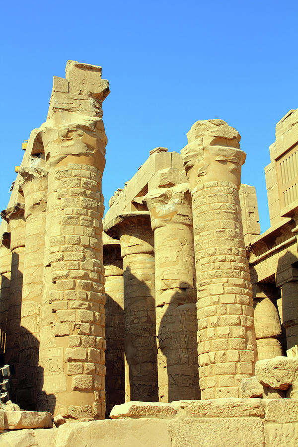 Columns In Egypt Karnak Temple #1 Photograph by Mikhail Kokhanchikov