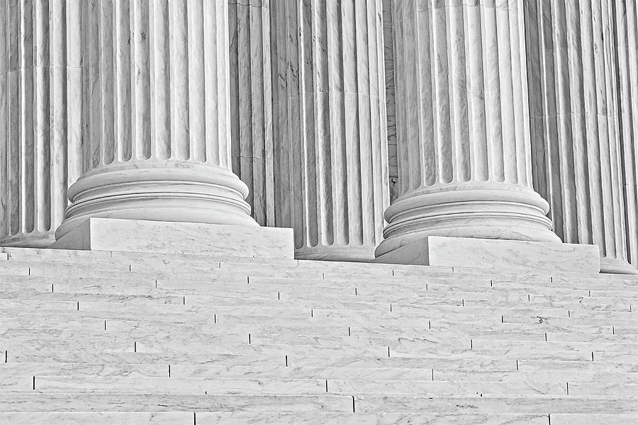 Columns SCOTUS #1 Photograph by Susan Candelario