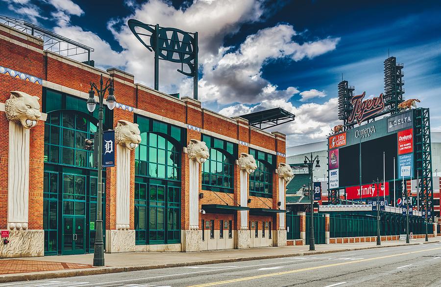Comerica Park - Home of the Detroit Tigers #1 Photograph by Mountain Dreams