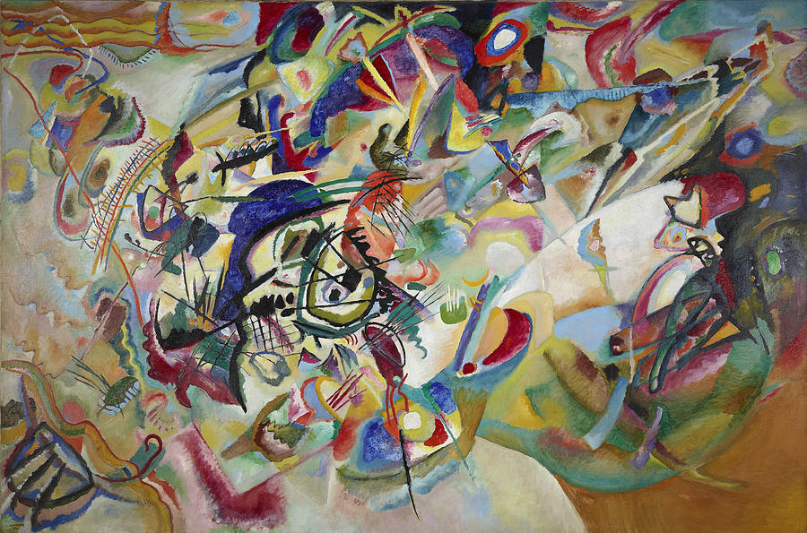 Wassily Kandinsky Painting - Composition VII  #1 by Wassily Kandinsky