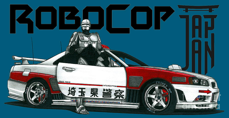 Concept art movie prequel RoboCop mission in Tokio. Cyberpunk Nissan ...