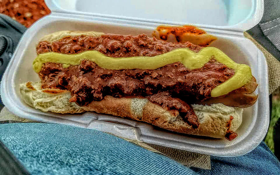 Concession Stand Chili Dog Mixed Media by James Spears Fine Art America