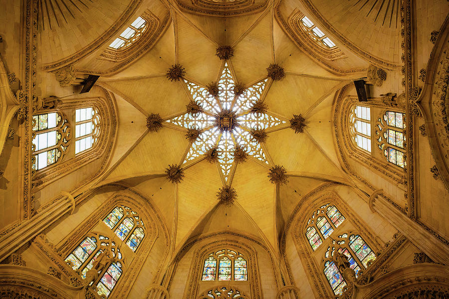 Condestable Chapel of the Cathedral of Burgos #1 Photograph by Jordi Carrio Jamila