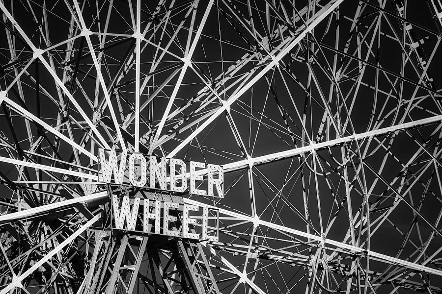 Coney Island Wonder Wheel Infrared #2 Photograph by Jerry Fornarotto