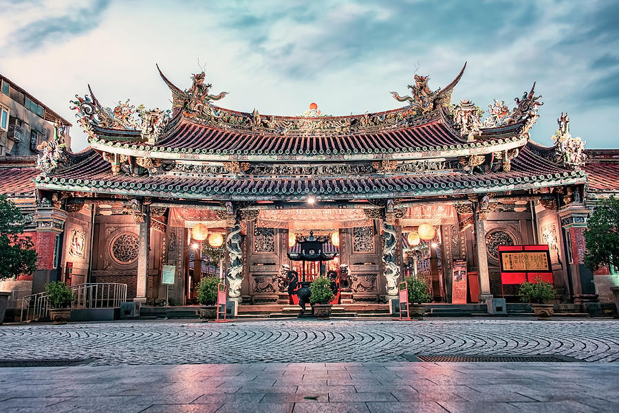 Architecture Photograph - Confucius Temple #1 by Manjik Pictures
