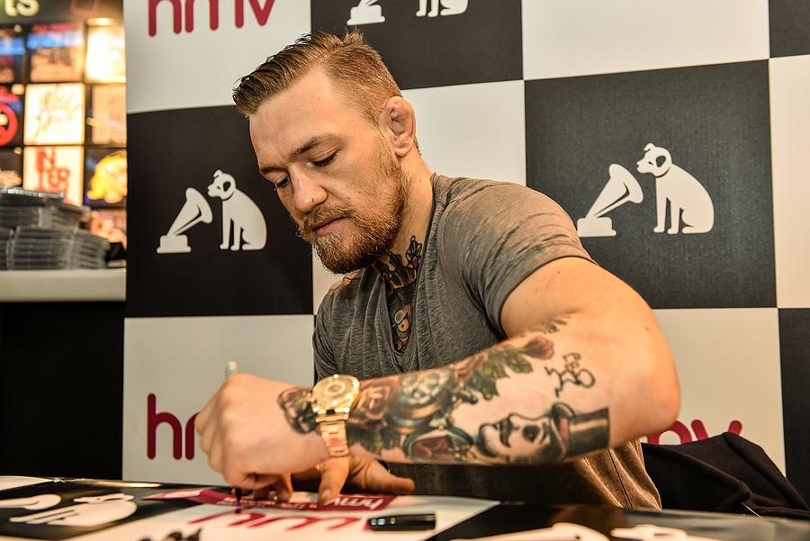 Conor McGregor DVD Signing #1 Photograph by Sportsfile