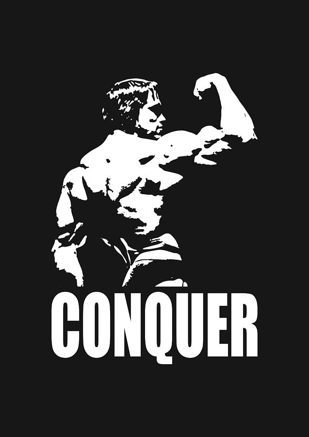 CONQUER Bodybuilding Digital Art by Matthew Chan - Fine Art America