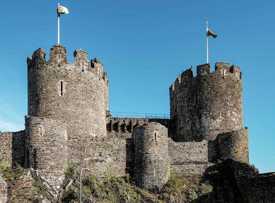 Castle Photograph - Conway Castle, Wales #1 by Ian Kydd Miller