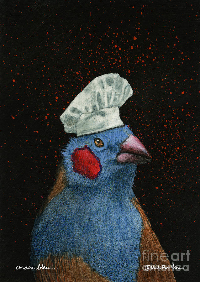 Finch Painting - Cordon Bleu... #2 by Will Bullas
