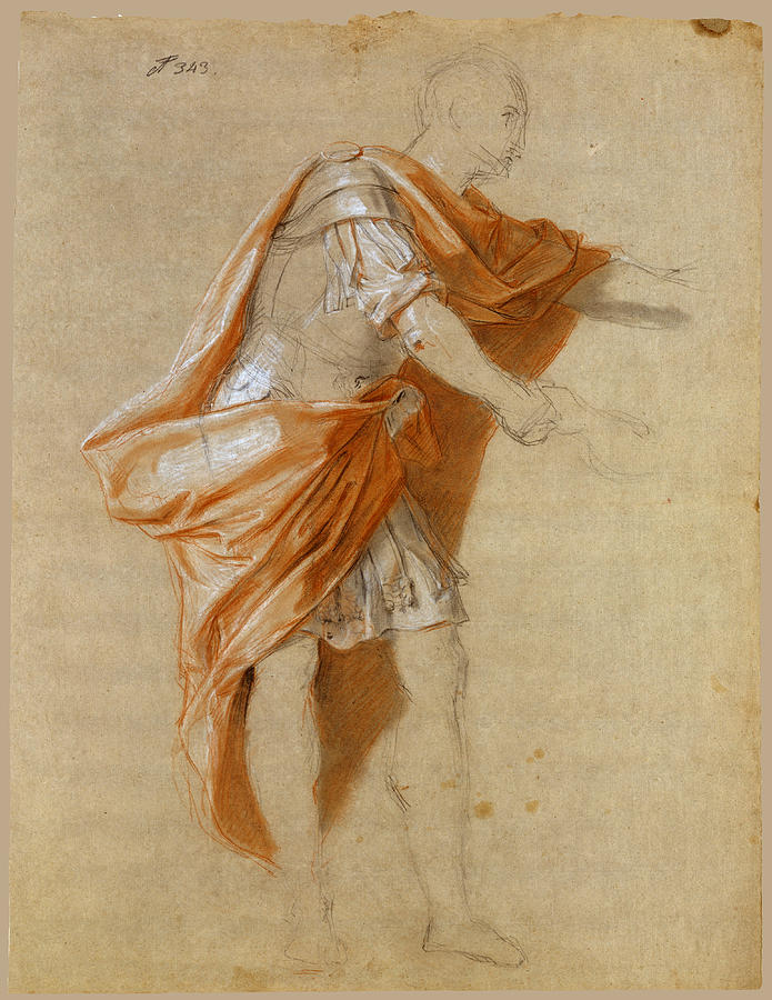Coriolanus Standing #1 Drawing by Louis Galloche