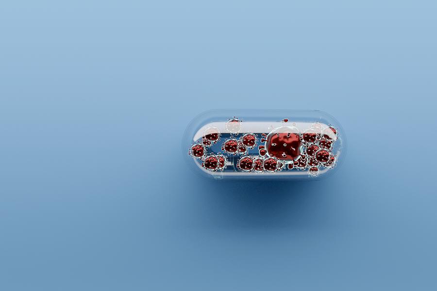 Coronavirus Pill #1 Photograph by OsakaWayne Studios