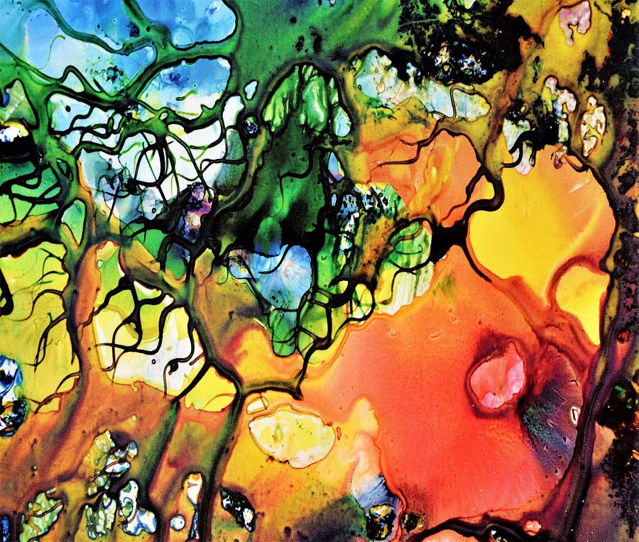 Cosmic Jungle #1 Painting by Willie Scaife - Fine Art America