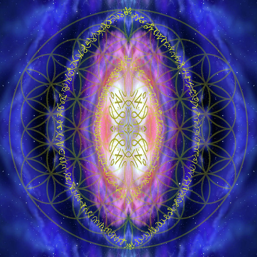 Cosmic Womb of Creation - Light Language Activation Art Digital Art by ...