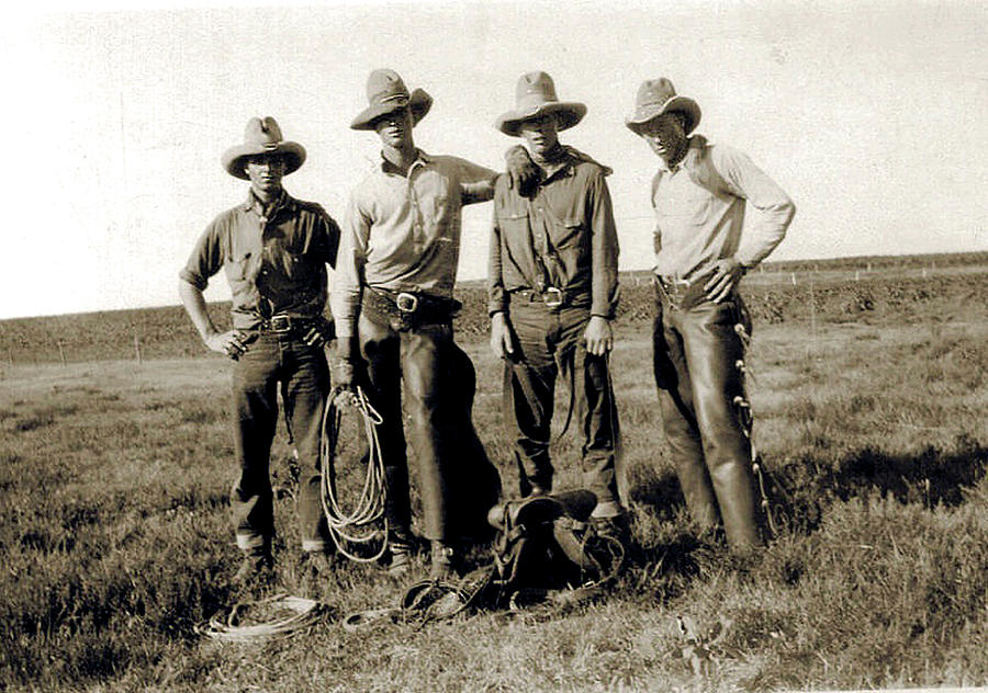 Cowboys #1 Photograph by Unknown