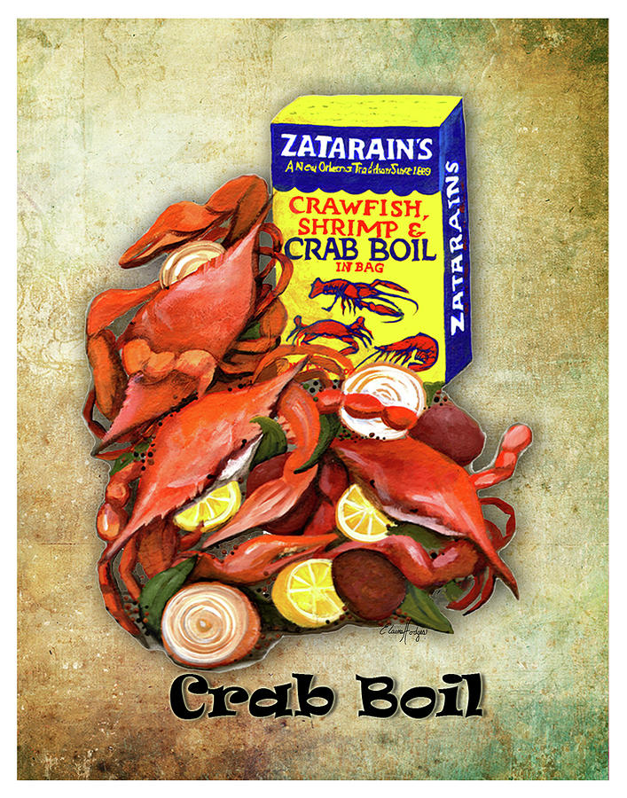 Crab Boil Painting