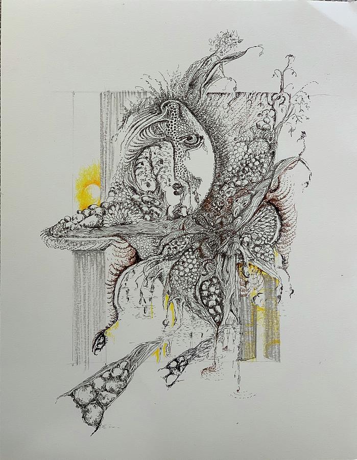 Creation Drawing by Rupa Dalal - Fine Art America