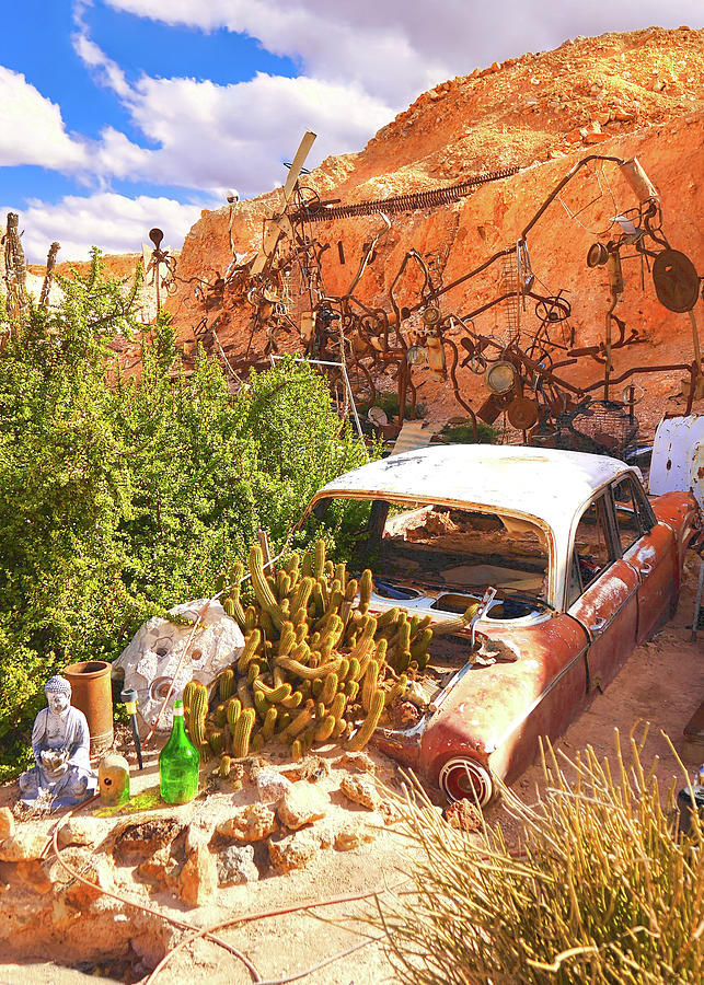 Desert Photograph - Creative Gardening 2 - Coober Pedy #1 by Lexa Harpell