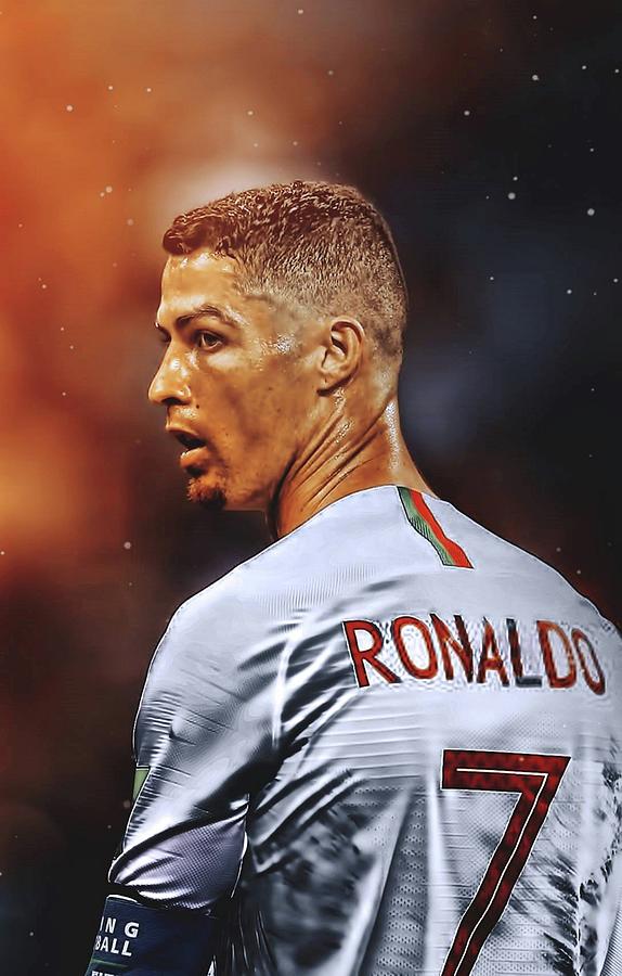 Cristiano Ronaldo Digital Art by Roni Tumi - Pixels