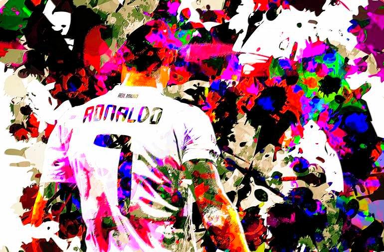 Cristiano Ronaldo Mixed Media