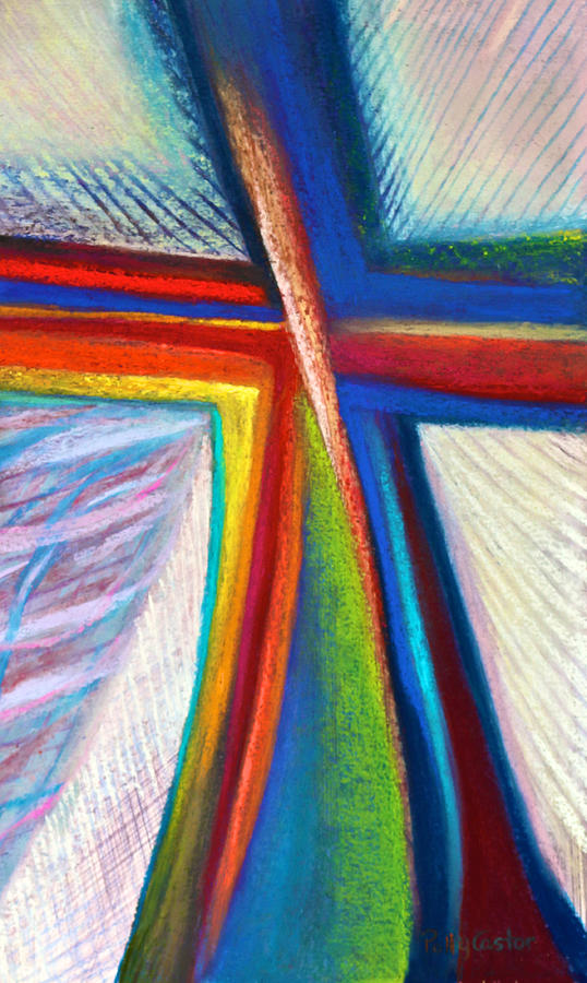 Cruciform 1 #1 Painting by Polly Castor