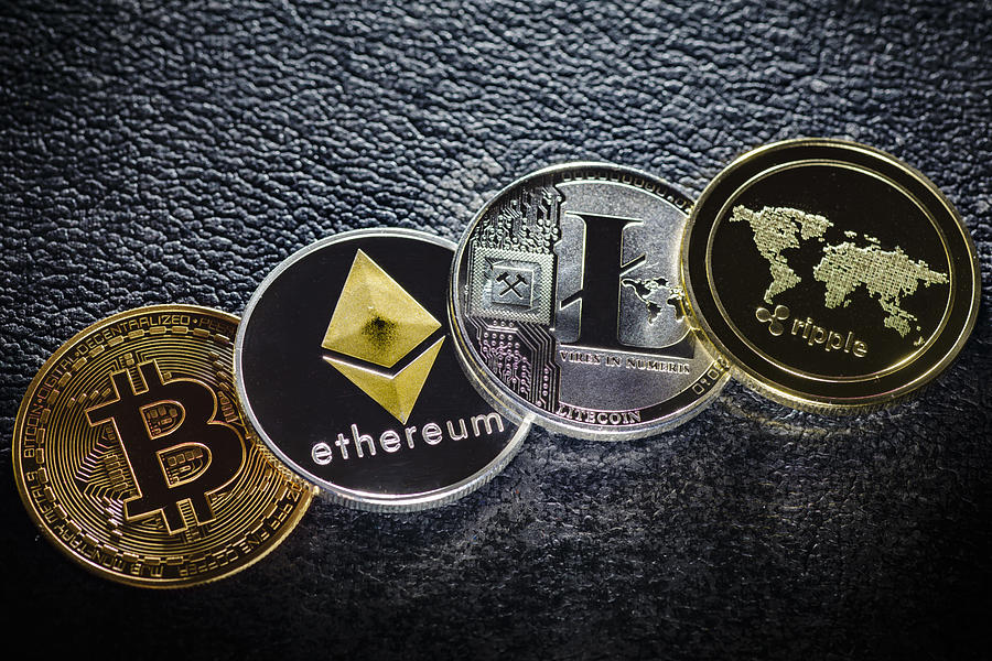 Crypto Currencies #1 Photograph by Thomas Trutschel