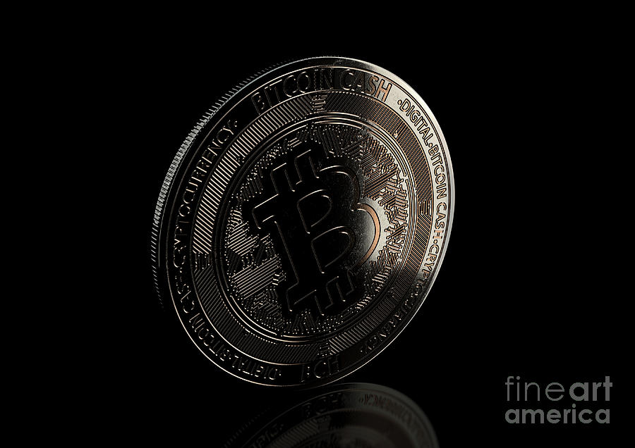 Cryptocurrency Bitcoin Cash Coin Digital Art