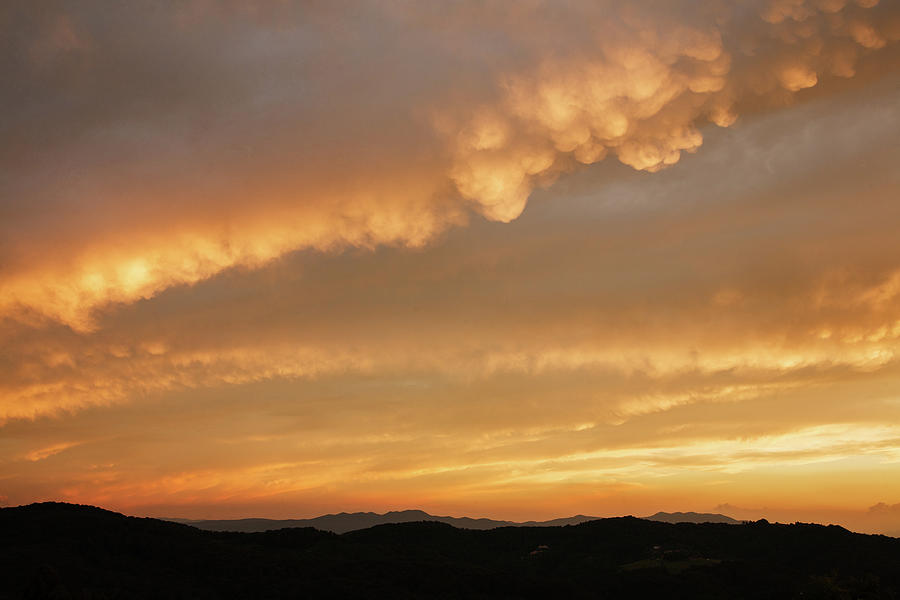 Cumulonimbus with Mammatus clouds #1 Photograph by Ian Middleton
