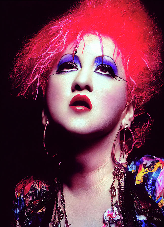 Cyndi Lauper Digital Art Digital Art by Tim Hill Fine Art America