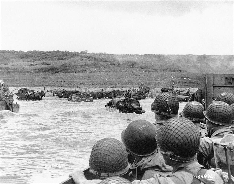 D Day Omaha Beach Normandy Photograph By War Photographer Pixels