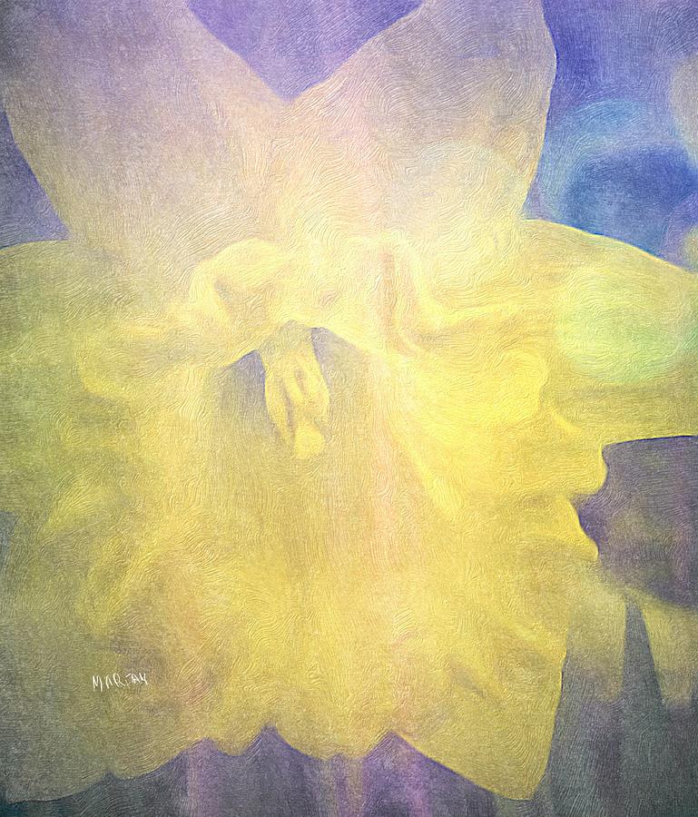 Daffodil #1 Digital Art by Mariam Bazzi