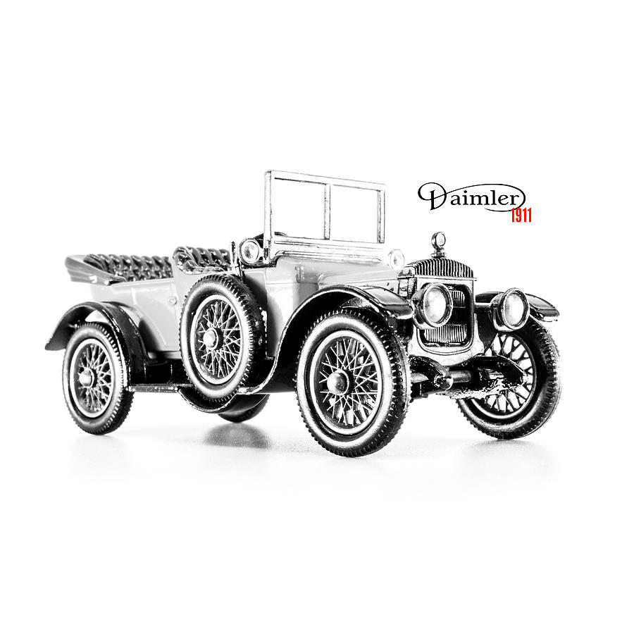 Daimler Type A12 1911 - square crop Photograph by Viktor Wallon-Hars Daimler Type A12 1911 - square crop Photograph by Viktor Wallon-Hars