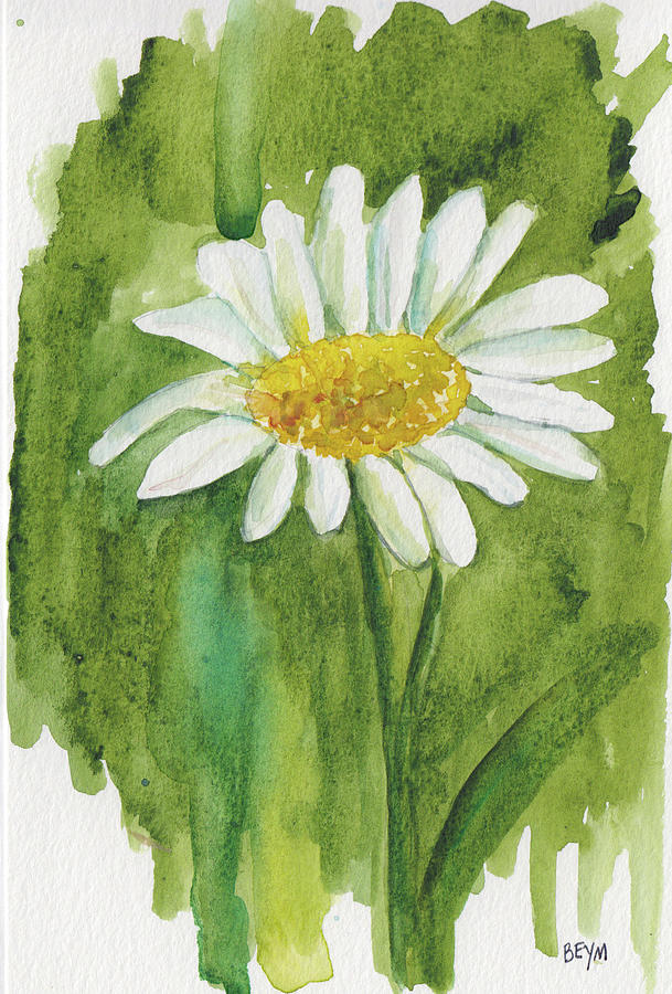 Daisy #1 Painting by Clara Sue Beym