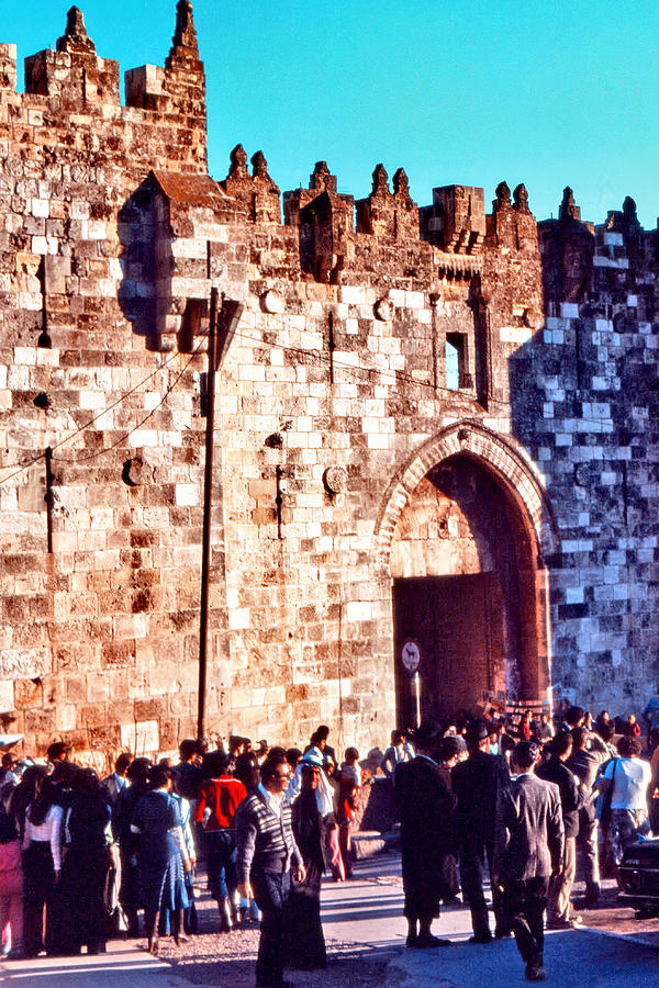 Damascus Gate in Colors #1 Photograph by Munir Alawi