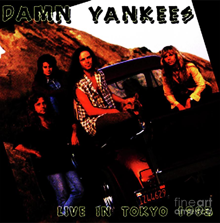 Damn Yankees poster: Don't Tread vintage album flat (1992)