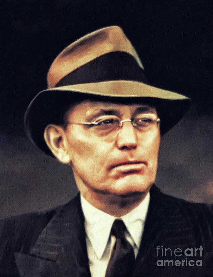 Damon Runyon, Literary Legend #1 Painting by Esoterica Art Agency